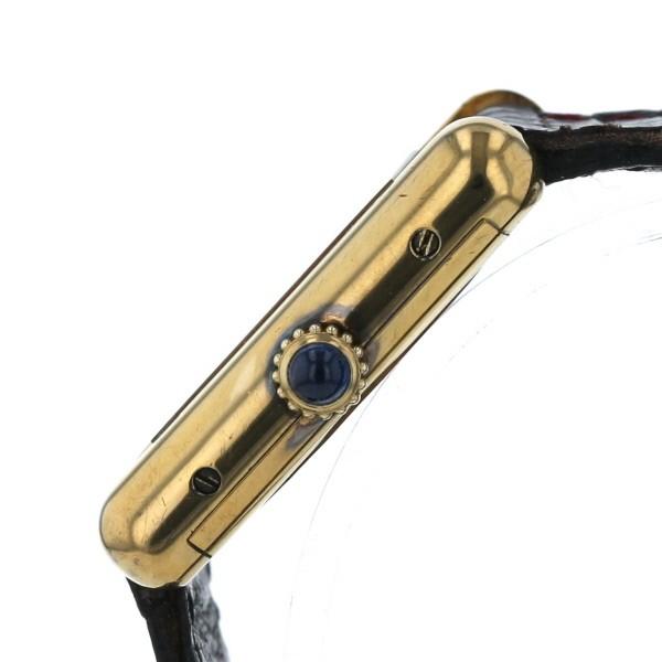 カルティエ CARTIER マスト タンク ヴェルメイユ 手巻き式 ボルドー
