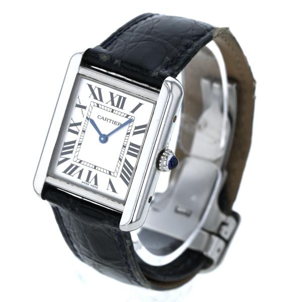 Cartier レディース 時計 カルティエ Cartier タンクソロ 2716 ローマン クオーツ ホワイト 文字