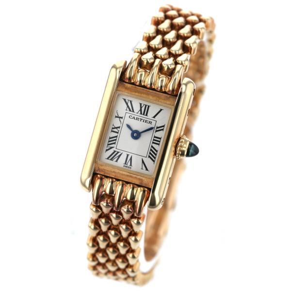カルティエ CARTIER ミニタンク K18 金無垢 1361 クオーツ カルティエ CARTIER ミニタンク K18 金無垢 1361 クオーツ