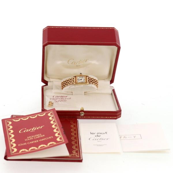 カルティエ CARTIER ミニタンク K18 金無垢 1361 クオーツ カルティエ CARTIER ミニタンク K18 金無垢 1361 クオーツ
