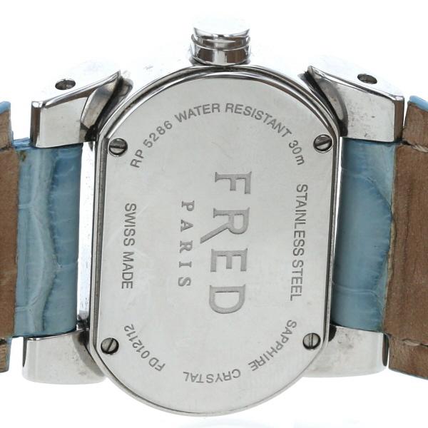 フレッド FRED ムーブワン FD012112 クオーツ ダイヤベゼル ホワイト