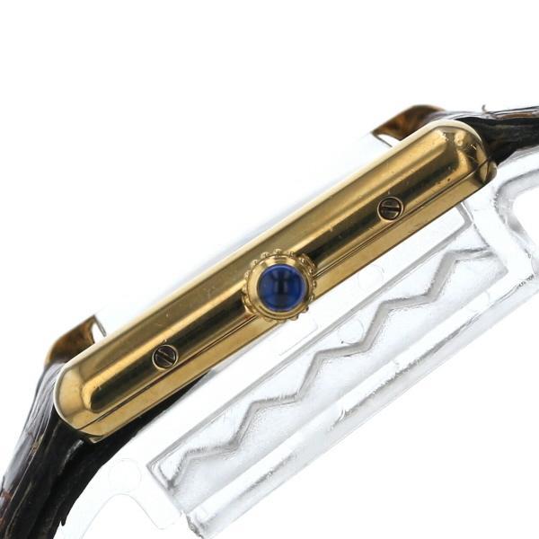 カルティエ CARTIER ヴェルメイユ タンク SV925 クオーツ イエロー文字