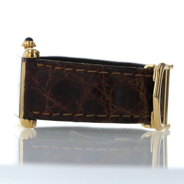 カルティエ CARTIER ヴェルメイユ タンク SV925 クオーツ イエロー文字