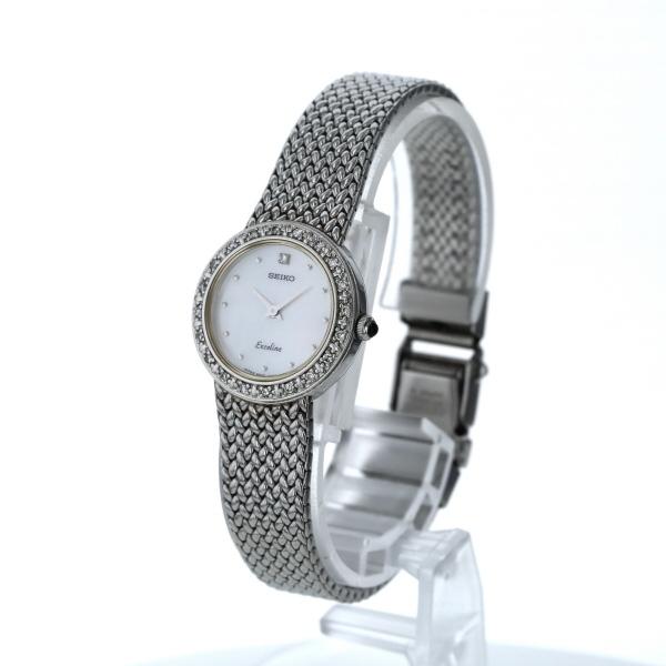 セイコー SEIKO エクセリーヌ ダイヤベゼル 4N20-0390 クオーツ セイコー SEIKO エクセリーヌ ダイヤベゼル 4N20-0390 クオーツ