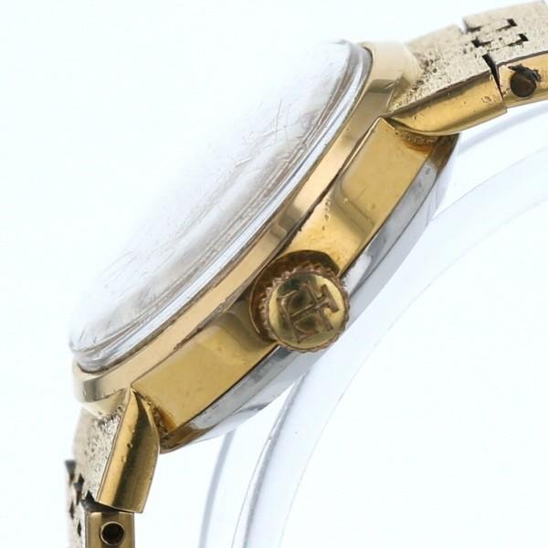 ティソ TISSOT ラウンドフェイス ヴィンテージ 手巻き式 ゴールド 文字