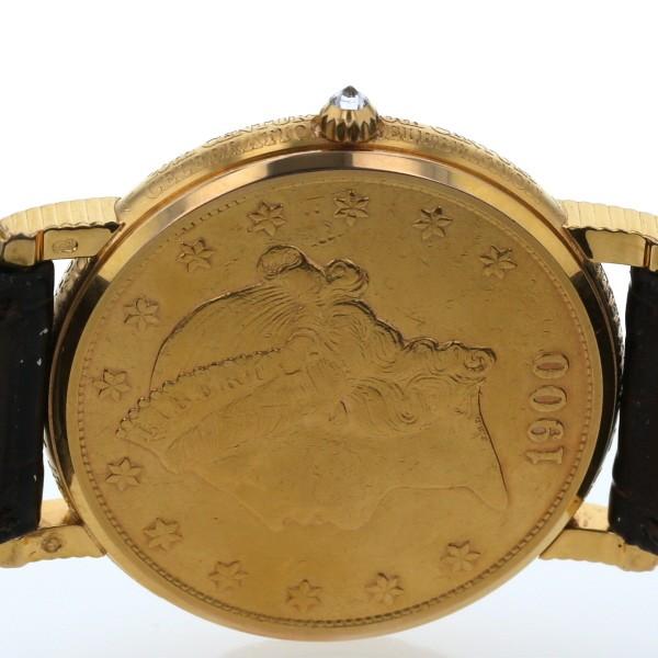 コルム CORUM コインウォッチ エリザベス 20ドル YG 1900年
