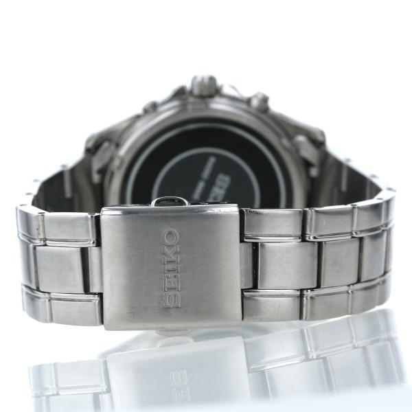 セイコー SEIKO ラウンドフェイス デイト 電波 7B22-0AY0 ソーラー