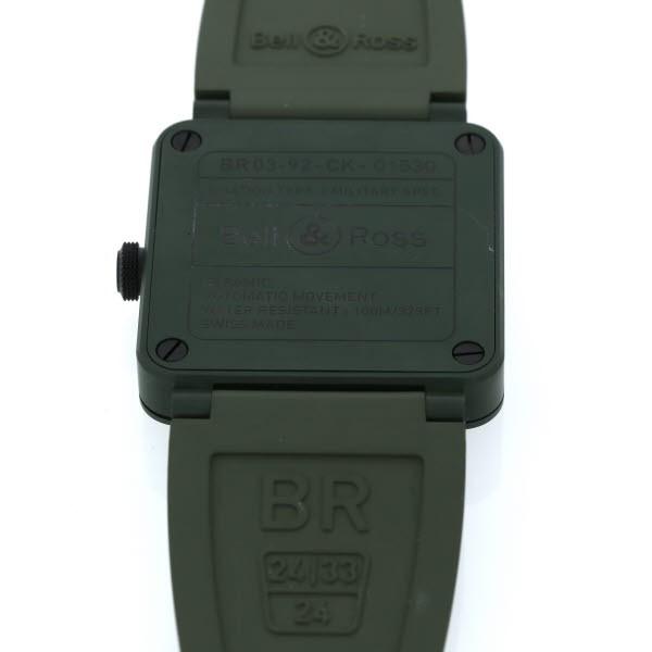 ベル&ロス BELL&ROSS ミリタリーカラミック BR03-92-ck 自動巻式 