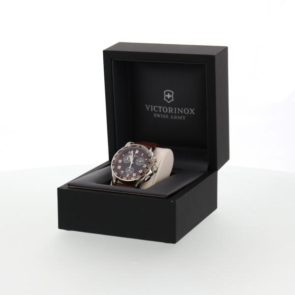 ビクトリノックス Victorinox クロノグラフ 241498 クオーツ ブラウン