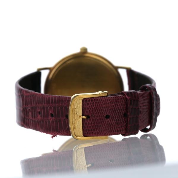 ロンジン LONGINES ラウンドフェイス デイト 金無垢 K18 YG クオーツ