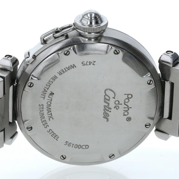 カルティエ 腕時計 パシャC ビッグデイト 2475 自動巻き 白文字盤 ユニセックス CARTIER NA414271 中古 カルティエ Cartier パシャC ビッグデイト 2475 自動巻式 ホワイト