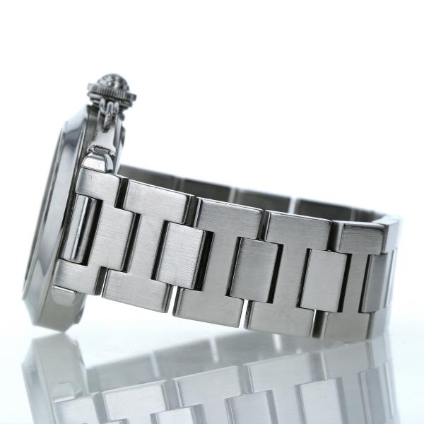 カルティエ 腕時計 パシャC ビッグデイト 2475 自動巻き 白文字盤 ユニセックス CARTIER NA414271 中古 カルティエ Cartier パシャC ビッグデイト 2475 自動巻式 ホワイト