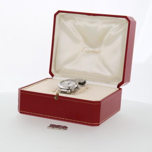 カルティエ Cartier パシャC ビッグデイト 2475 自動巻式 ホワイト