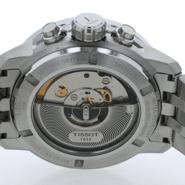 ティソ TISSOT オートクロノ 裏スケ T055427A 自動巻式 ブラック ティソ TISSOT オートクロノ 裏スケ T055427A 自動巻式 ブラック