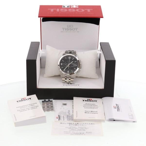 ティソ TISSOT オートクロノ 裏スケ T055427A 自動巻式 ブラック ティソ TISSOT オートクロノ 裏スケ T055427A 自動巻式 ブラック