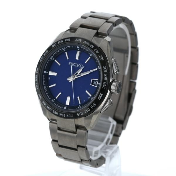 セイコー SEIKO ブライツ デイト 7B27-0AC0 電波ソーラー ブルー セイコー SEIKO ブライツ デイト 7B27-0AC0 電波ソーラー ブルー
