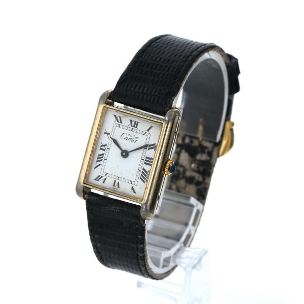 カルティエ Cartier マストタンク LM ヴェルメイユ 手巻き式 カルティエ Cartier マストタンク LM ヴェルメイユ 手巻き式