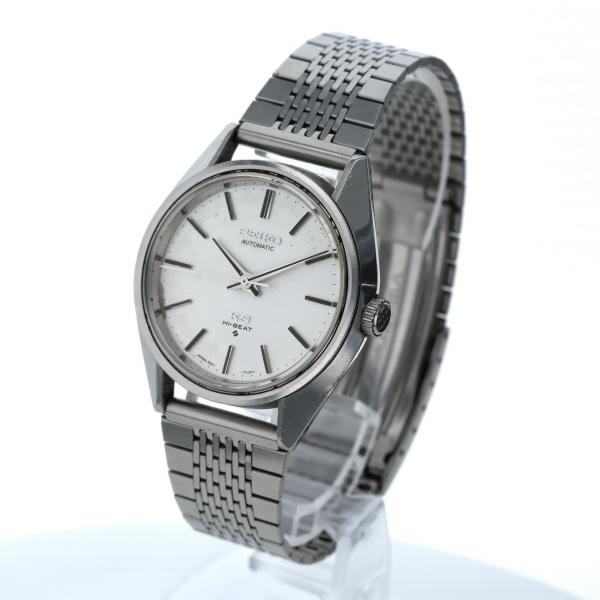 セイコー ハイビート SEIKO HI-BEAT 5621-7021 自動巻式 シルバー 文字