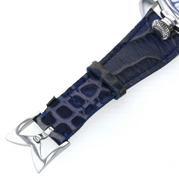 ガガミラノ GAGAMILANO マヌアーレ46 スリム 5084 クオーツ ブルー