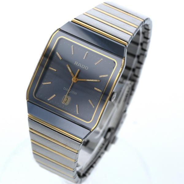 RADO ダイヤスター　129.0266.3 メンズ　腕時計　クォーツ ラドー RADO ダイアスター 129.0266.3 デイト スクエア クオーツ