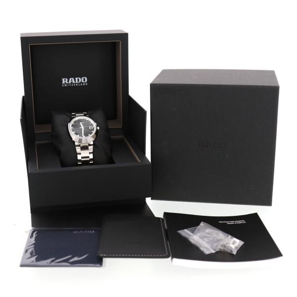 ✨RADO✨ラドー✨デイト✨ブラック文字盤✨DIASTAR✨シルバー✨腕時計✨ ラドー RADO ダイヤスター D-STAR デイト 115.0945.3 クオーツ