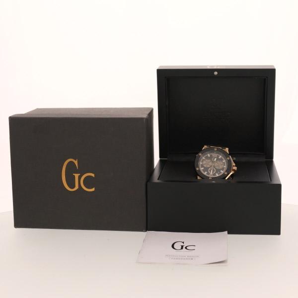 ジーシー GC 20周年限定モデル 703.X72037G2S クオーツ カーボン文字盤 3針式 メンズ 腕時計 【sa】【中古】