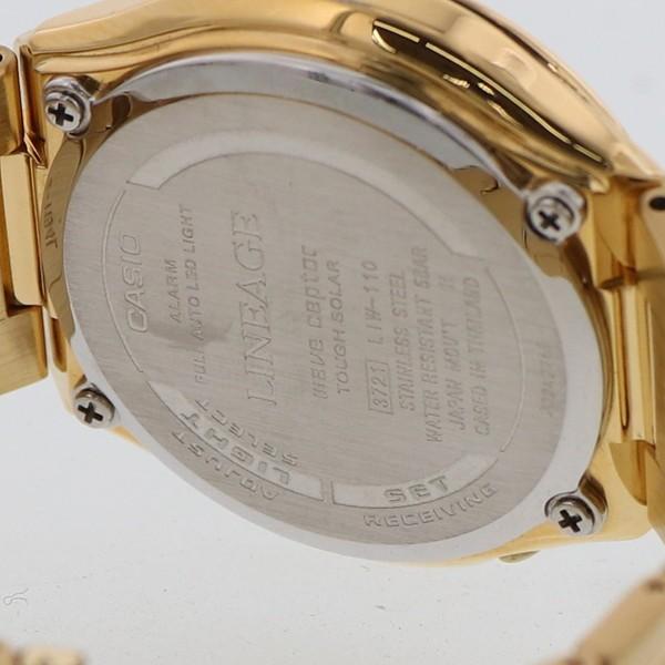 カシオ CASIO リニエージ メンズ 腕時計 ゴールド グレー ソーラー 