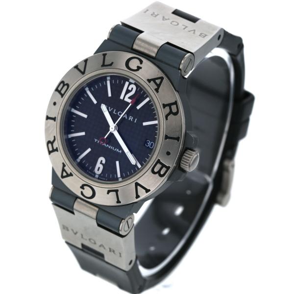 ブルガリ BVLGARI ディアゴノ カーボン TI38TA 自動巻式 ブラック