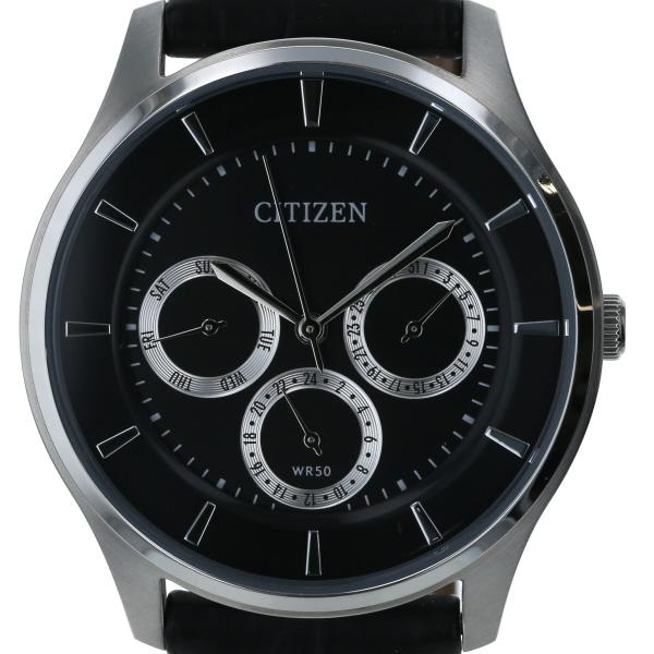 シチズン CITIZEN クロノグラフ 6329-S097886 クオーツ ブラック 文字