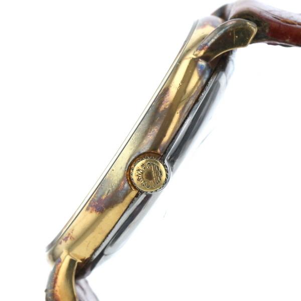 ロンジン LONGINES ラウンドフェイス 832-1207 手巻き式 ゴールド 文字