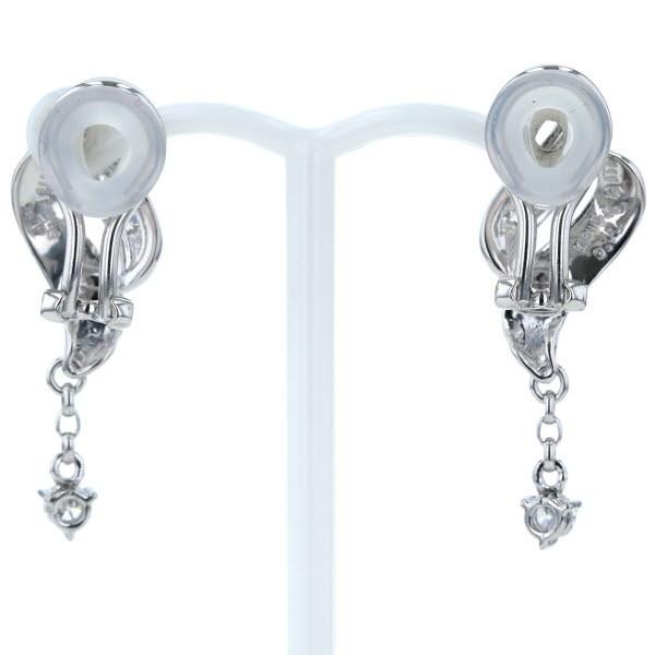 tam 田村宗敬 K18WG イヤリング ダイヤモンド 0.17ct/0.17ct クリップ