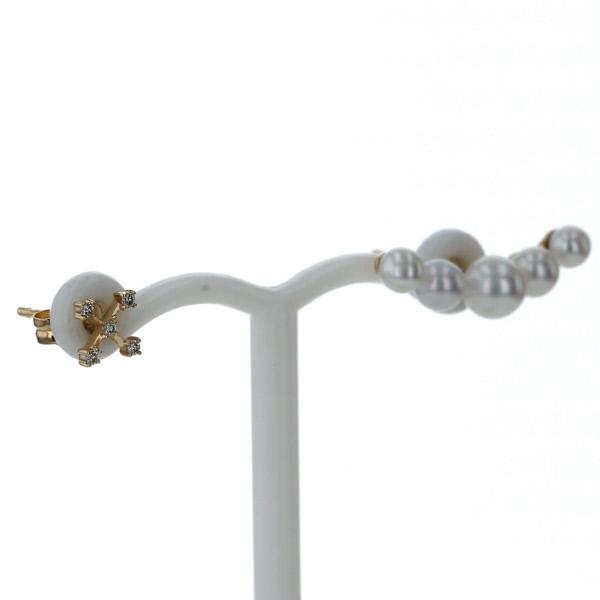 STAR JEWELRY GIRL K10 ピアス 淡水パール Star Jewelry Girl スタージュエリー K10YG トゥインクルブラウン