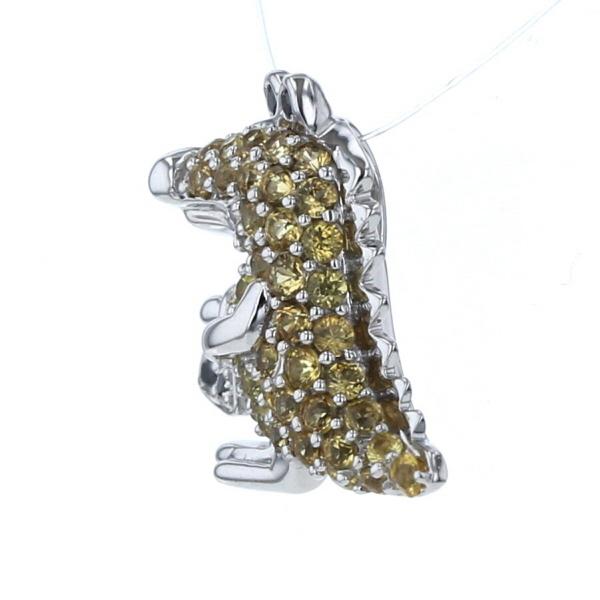 笠原真寿美 QVC K18WG ネックレストップ サファイヤ0.55ct 笠原真寿美 QVC K18WG ネックレストップ サファイヤ0.55ct