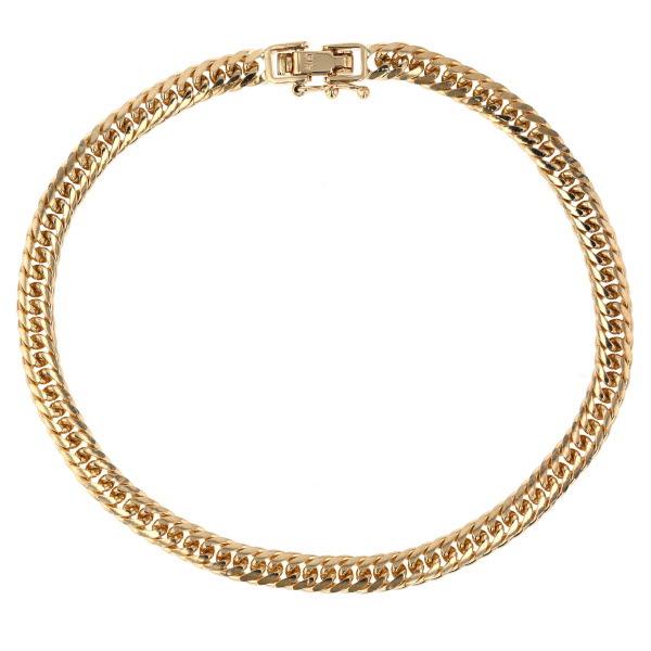 ⭐ K18YG 喜平 ２面カット ブレスレット K18 2面カット 喜平 20g 18cm ゴールドブレスレット | 株式会社