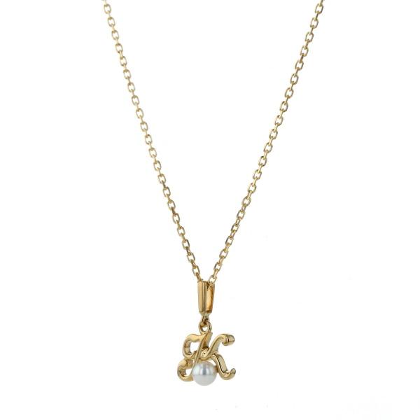 値下げ MIKIMOTO ミキモト K18YG イエローゴールド ネックレス アコヤ 