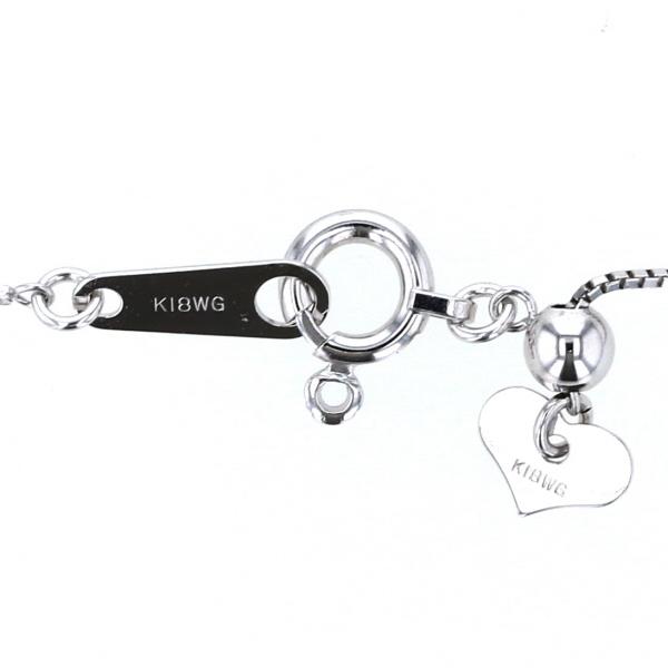 QVC K18WG ホワイトゴールド ネックレス ダイヤモンド 月 ムーン QVC K18WG ホワイトゴールド ネックレス ダイヤモンド 月 ムーン