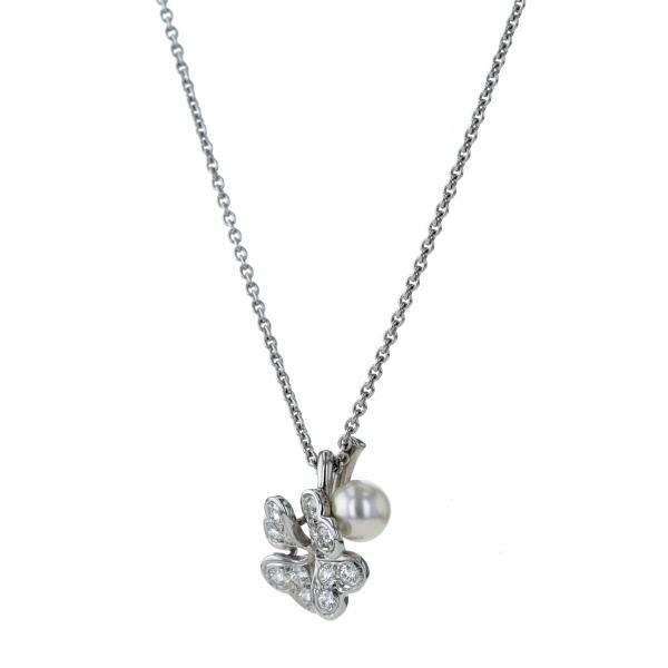 MIKIMOTO ミキモト K18WG ホワイトゴールド ネックレス アコヤ MIKIMOTO ミキモト K18WG ホワイトゴールド ネックレス アコヤ