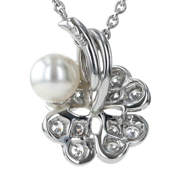 MIKIMOTO ミキモト K18WG ホワイトゴールド ネックレス アコヤ MIKIMOTO ミキモト K18WG ホワイトゴールド ネックレス アコヤ