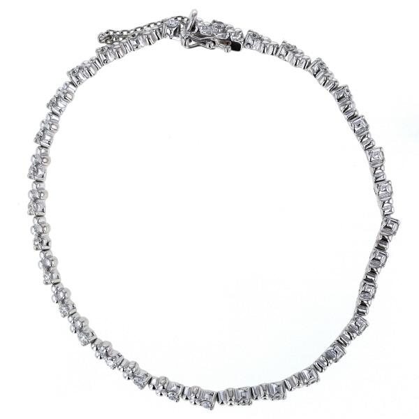 TASAKI タサキ K18WG ホワイトゴールド テニス ブレスレット TASAKI タサキ K18WG ホワイトゴールド テニス ブレスレット