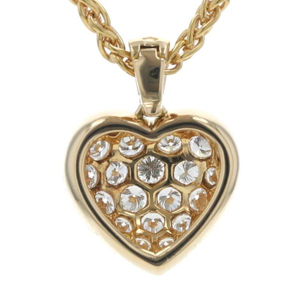 Cartier カルティエ K18YG イエローゴールド ハートパヴェダイヤモンド