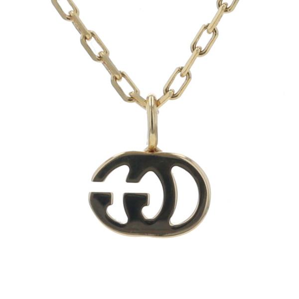GUCCI グッチ K18YG イエローゴールド GGマーモントネックレス G ロゴ