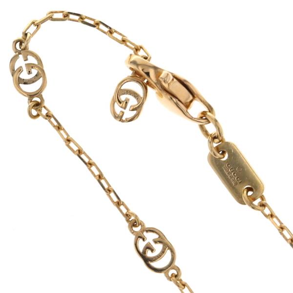 GUCCI グッチ K18YG イエローゴールド GGマーモントネックレス G ロゴ