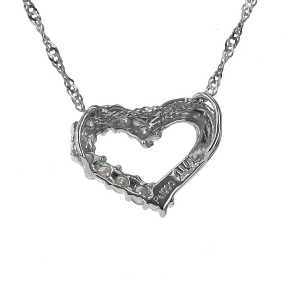 Pt850 Pt1000 プラチナ ネックレス ダイヤモンド 0.10ct 純プラチナ  