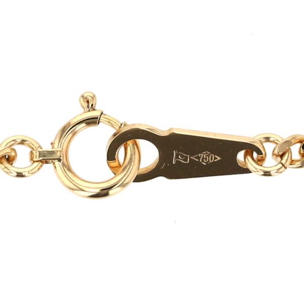 三菱マテリアル K18YG イエローゴールド ネックレス 喜平 キヘイ 2面