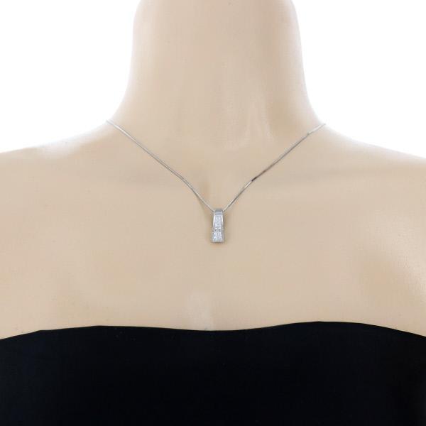 Pt850 Pt900 プラチナ ネックレス ダイヤモンド 0.31ct ラウンド