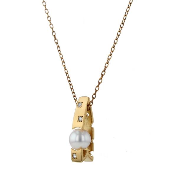 MIKIMOTO ミキモト K18YG イエローゴールド ネックレス アコヤ MIKIMOTO ミキモト K18YG イエローゴールド ネックレス アコヤ
