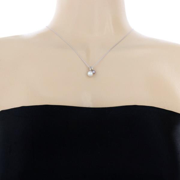 タサキ TASAKI K18WG ホワイトゴールド ネックレス ブラック タサキ TASAKI K18WG ホワイトゴールド ネックレス ブラック