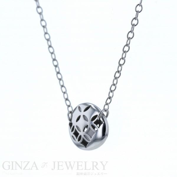 ガレア ルイヴィトン K18WG ホワイトゴールド コリエ モノグラム  