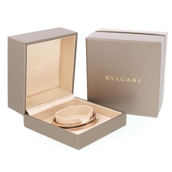 BVLGARI ブルガリ K18PG ピンクゴールド ブラックセラミック Bzero-1  