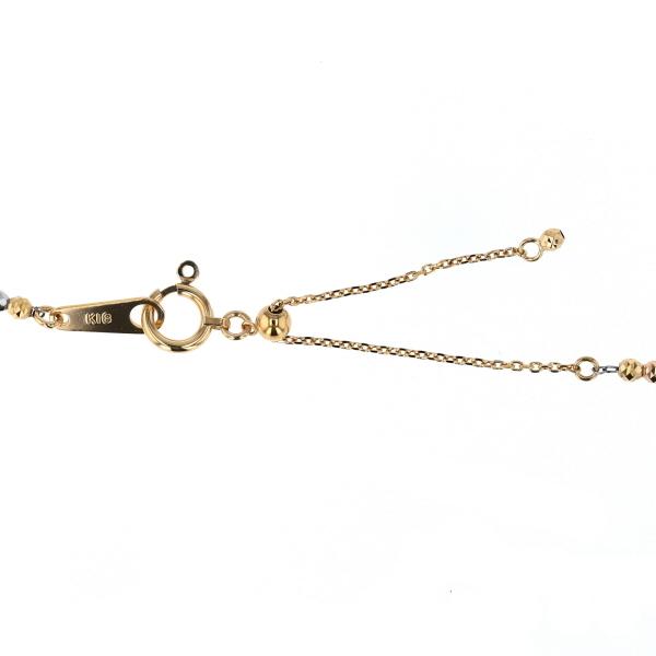 K18WG YG PG イエローゴールド スリーカラーゴールド ネックレス